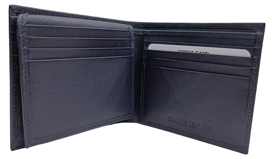 JAMES - BLUE BIFOLD WALLET